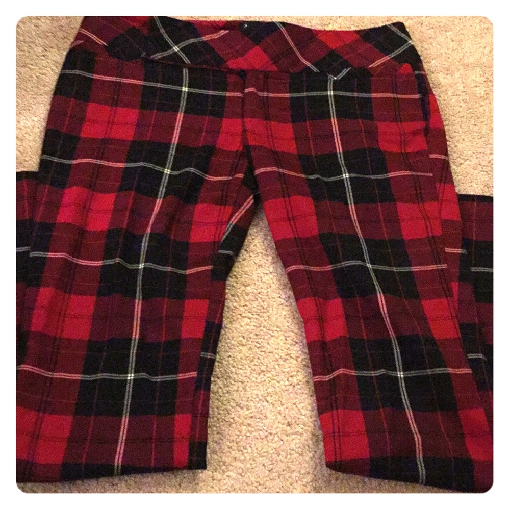 Plaid pants